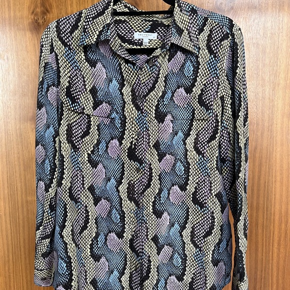 Equipment Silk Snake pattern shirt - Picture 5 of 6